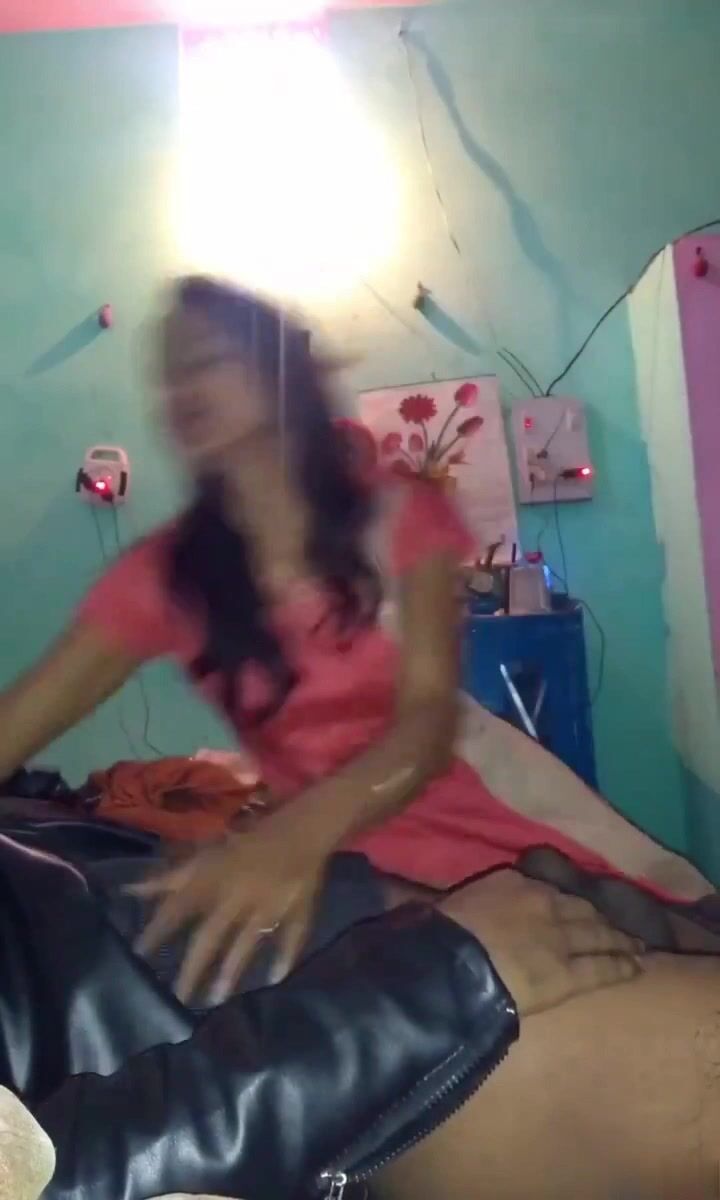 Shy north Indian girl blowjob & passionate fucking with boyfriend