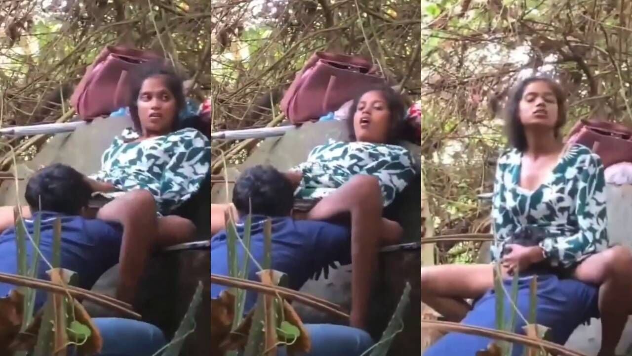Horny Tamil college girl's pussy licked and eaten by junior guy